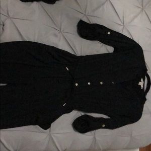 Michael Kors Button Up Jersey Jumpsuit